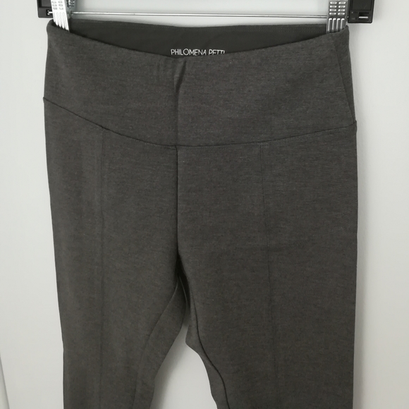 * NEW Philomena Petti Gray High Rise Solid Legging - Picture 3 of 8
